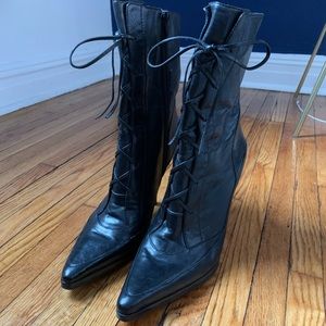 Nine West Lace Up Booties